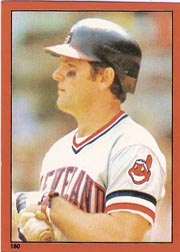 1982 Topps Baseball Stickers     180     Mike Hargrove